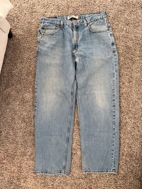 Levi's vintage 550s Nicely worn throughout.